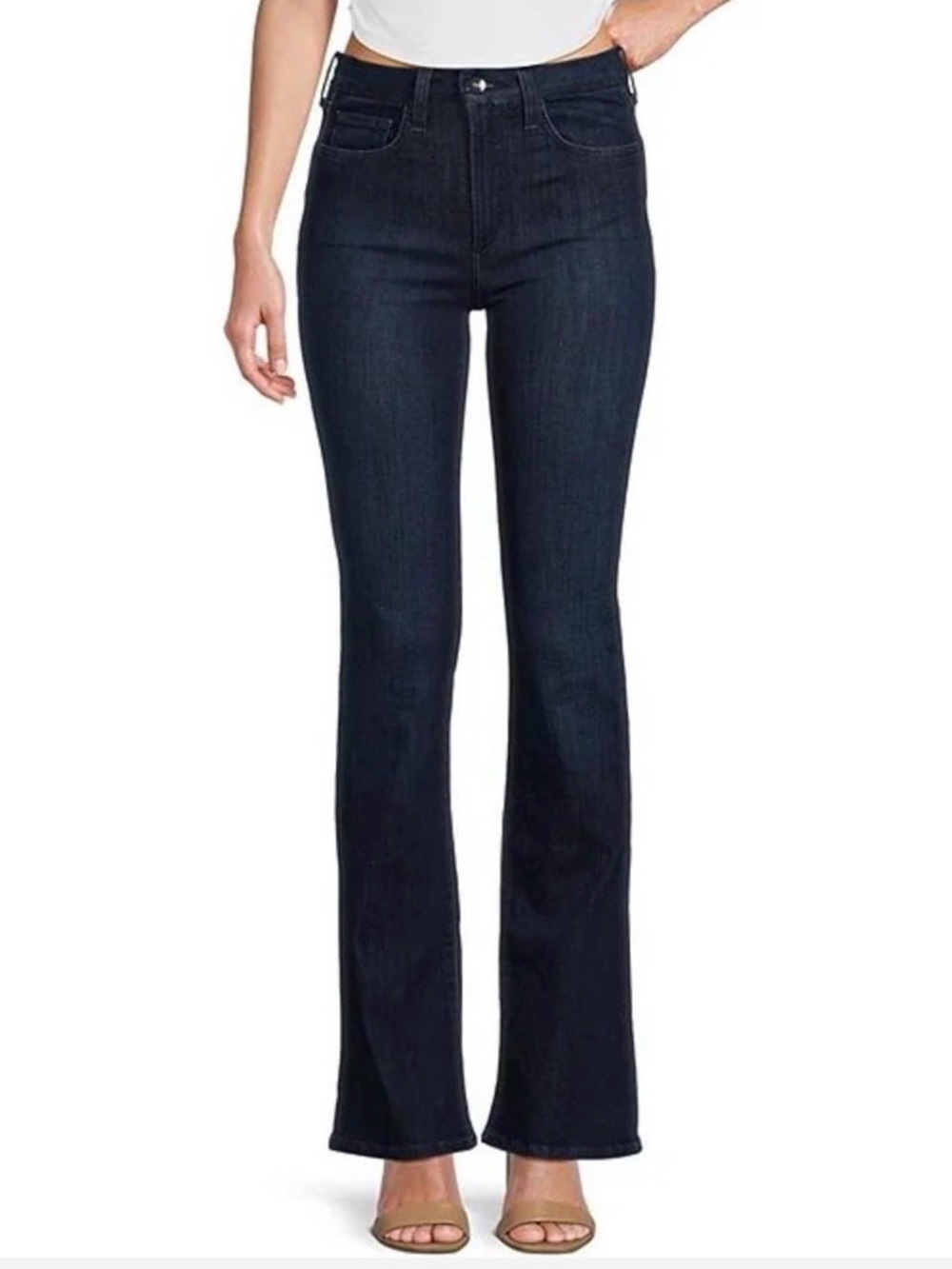 Joe's Jeans Dark Indigo High-Rise Flare Jeans